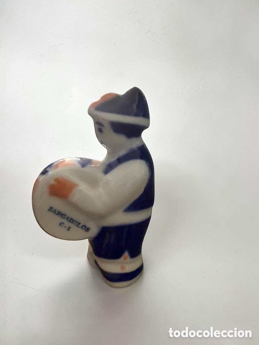 Antiques: Figura de tamborilero Sargadelos