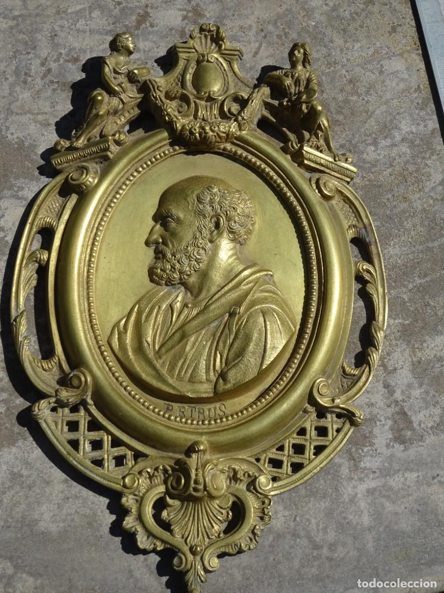 Antig&uuml;edades: paire de portraits en bronze,d&eacute;but XIX e,qualit&eacute; - Foto 9