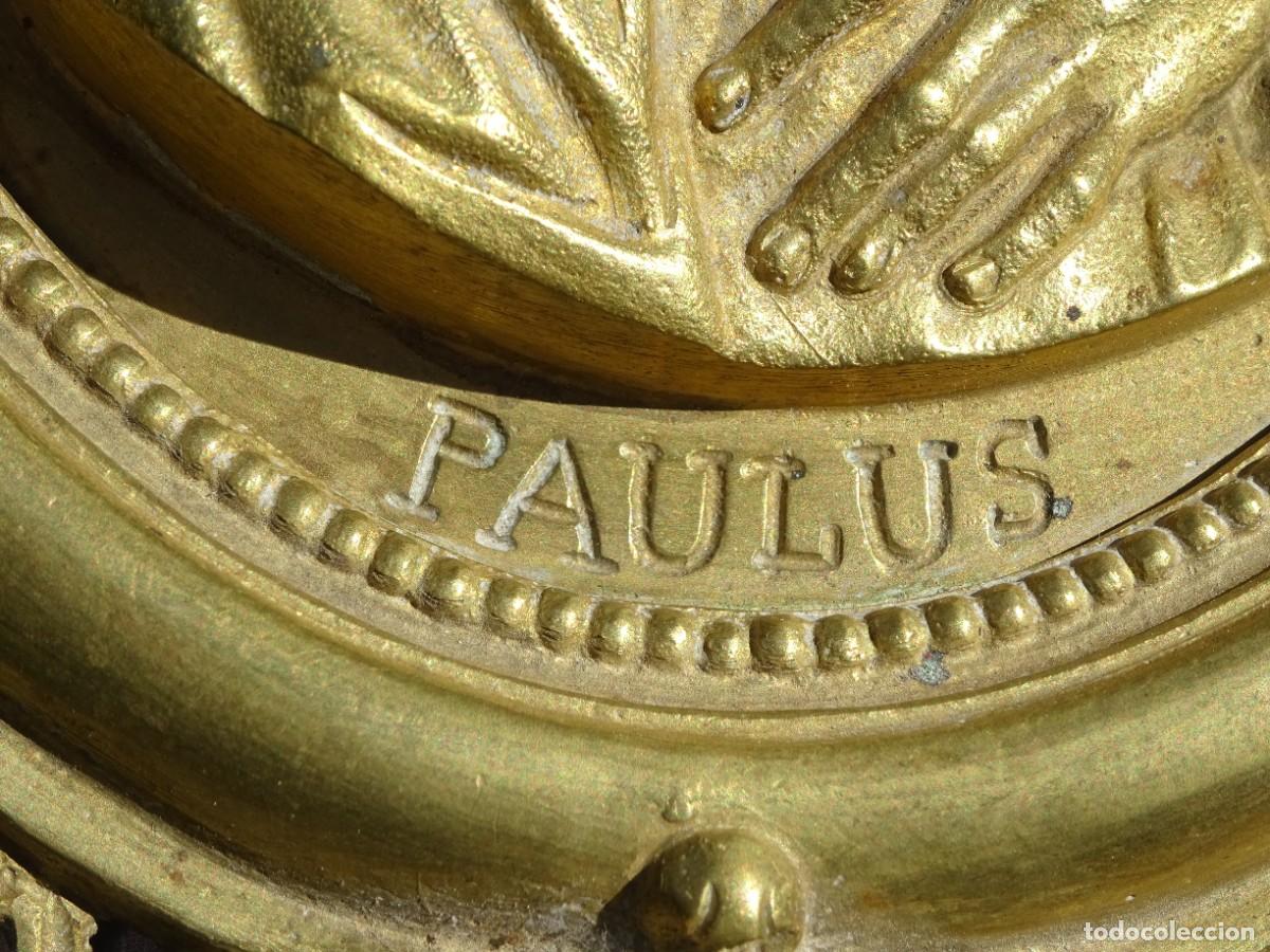 Antig&uuml;edades: paire de portraits en bronze,d&eacute;but XIX e,qualit&eacute; - Foto 16
