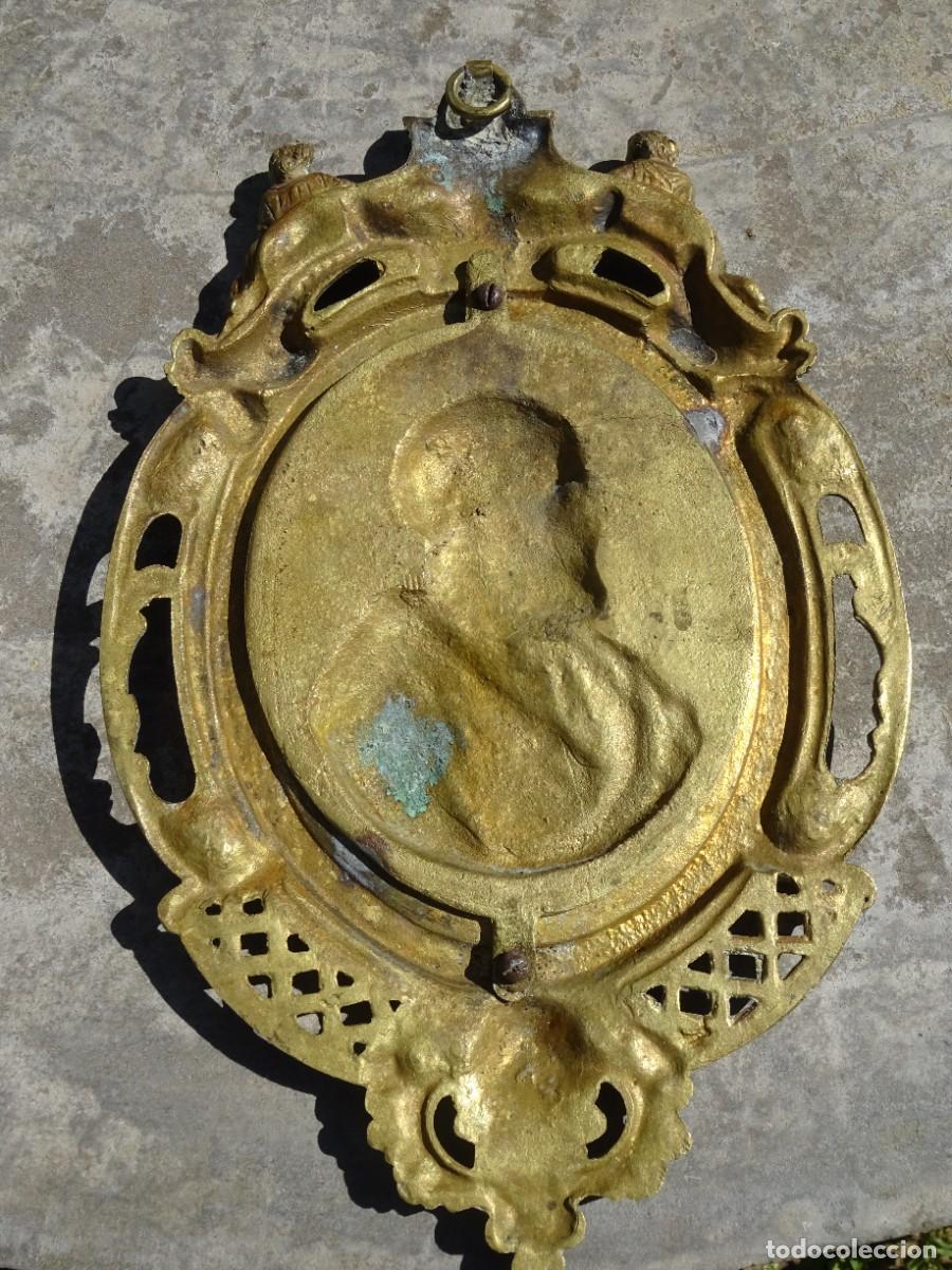 Antig&uuml;edades: paire de portraits en bronze,d&eacute;but XIX e,qualit&eacute; - Foto 19