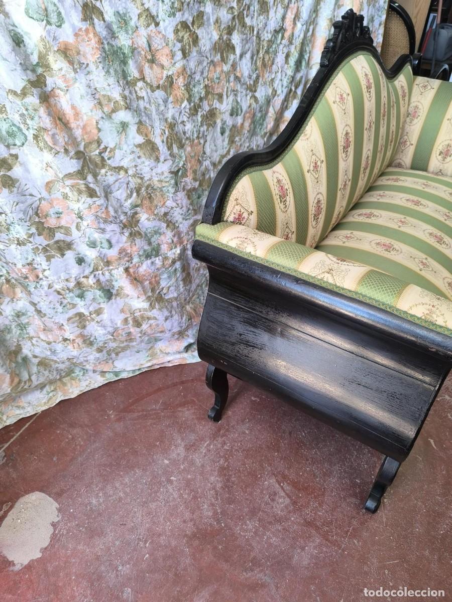 Antig&uuml;edades: Sof&aacute; antiguo Isabelino - Foto 4