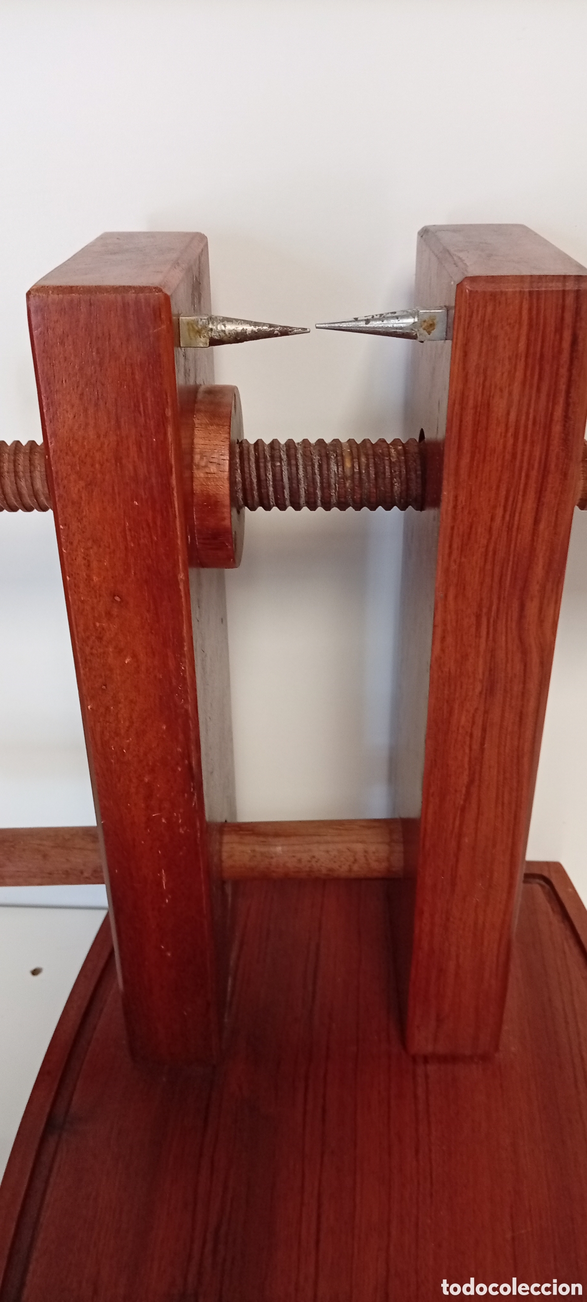 Antig&uuml;edades: .SOPORTE DE JAMONERA DE MANERA - Foto 2