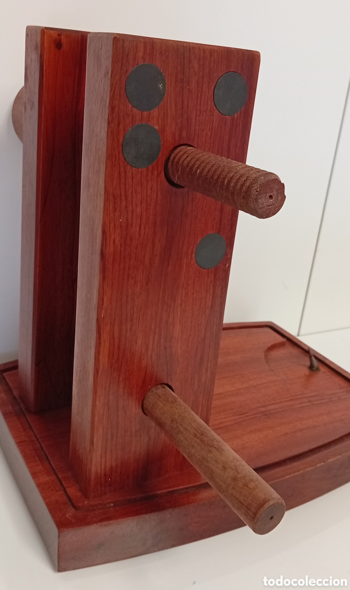 Antig&uuml;edades: .SOPORTE DE JAMONERA DE MANERA - Foto 4