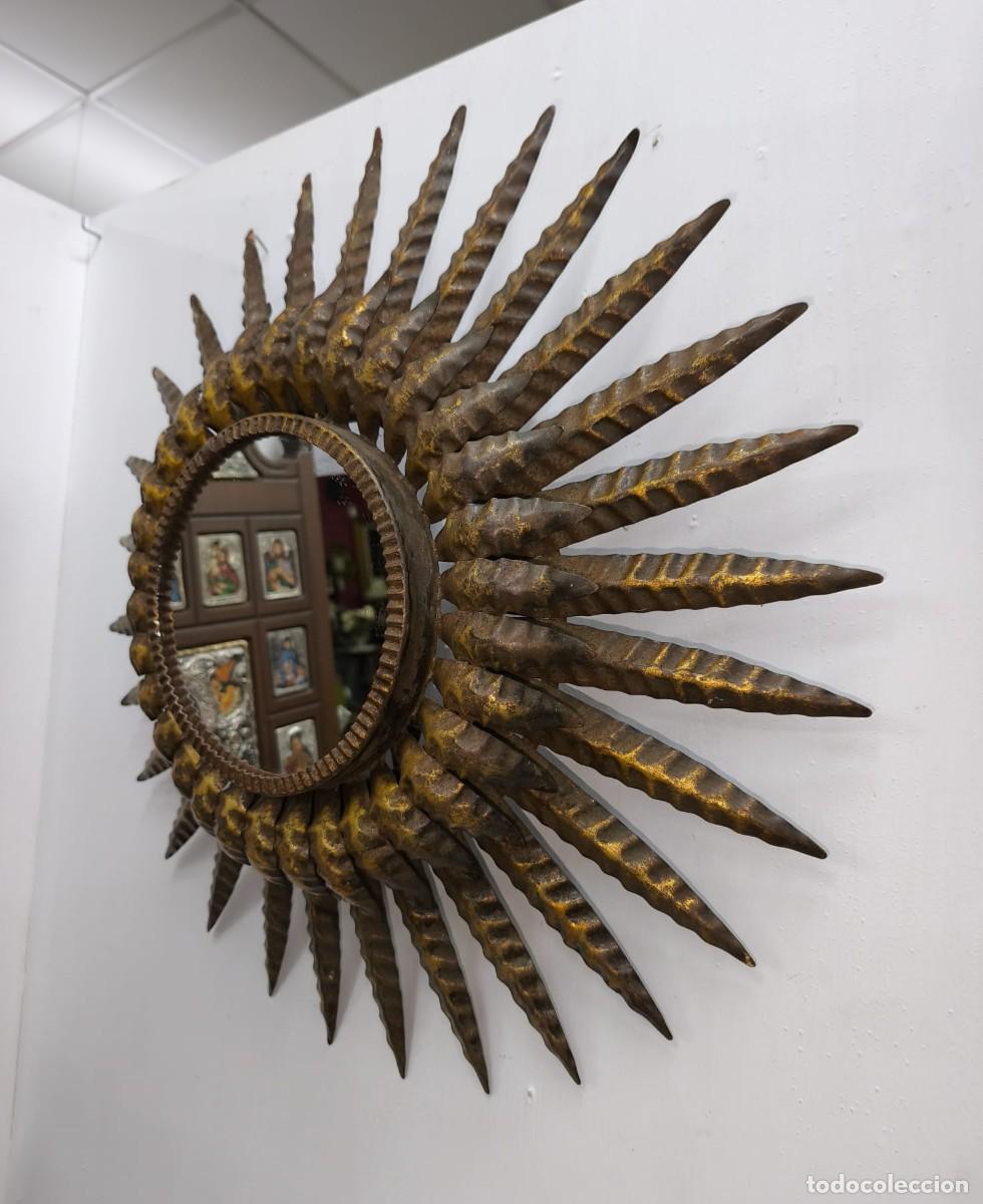 Antig&uuml;edades: ESPEJO DE SOL VINTAGE METAL - Foto 2