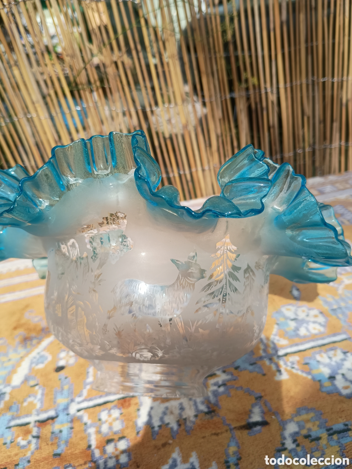 Antig&uuml;edades: Tulipa azul modernista - Foto 4