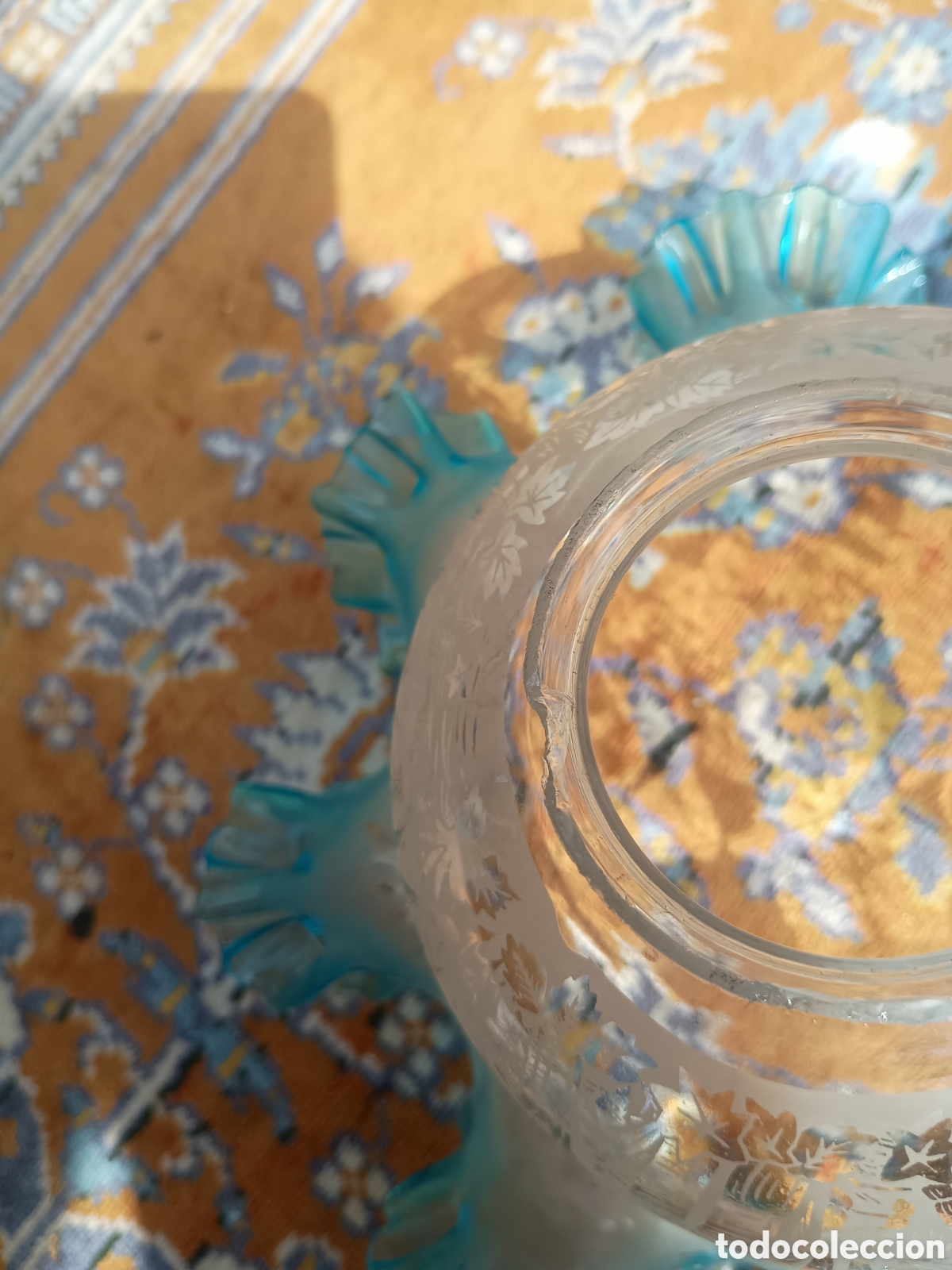 Antig&uuml;edades: Tulipa azul modernista - Foto 5