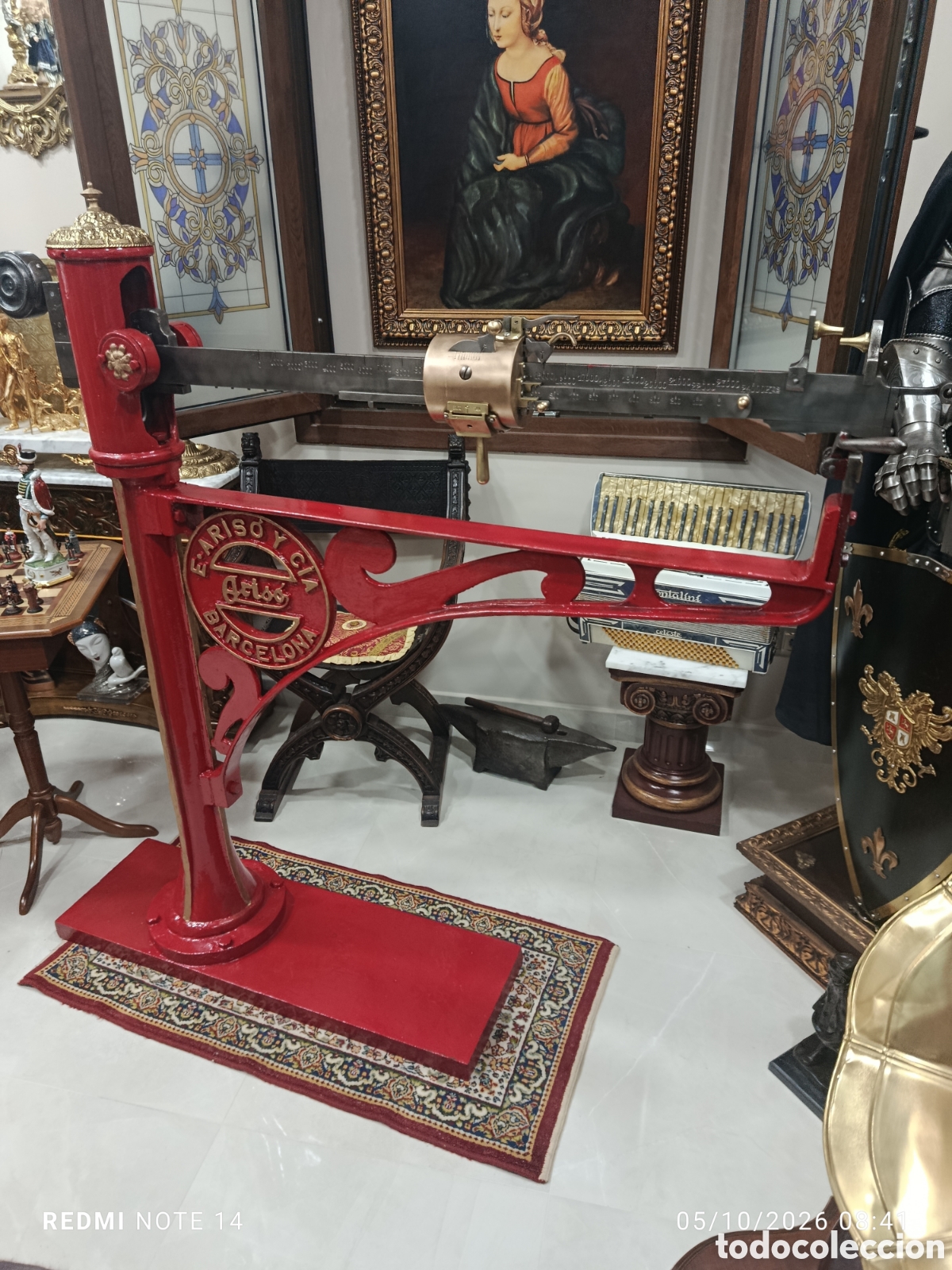 Antig&uuml;edades: Bascula antig&uuml;a Ariso - Foto 3