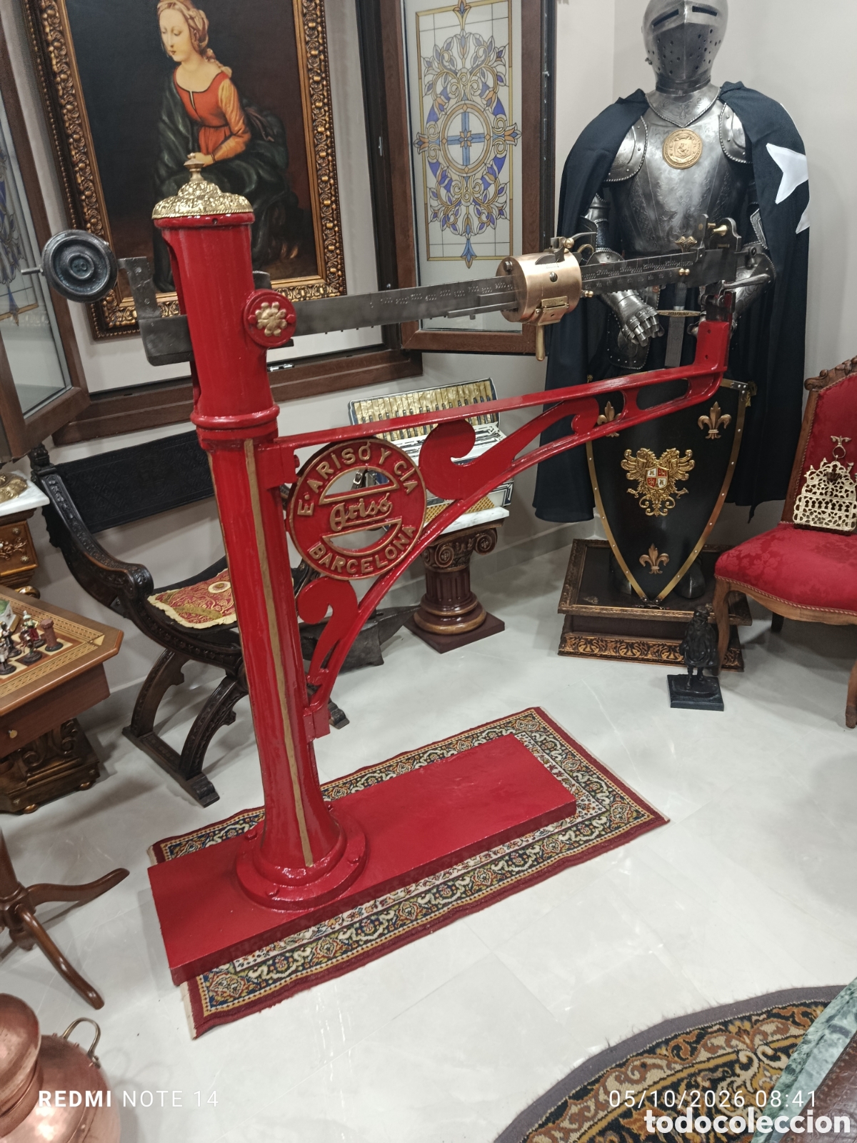 Antig&uuml;edades: Bascula antig&uuml;a Ariso - Foto 5
