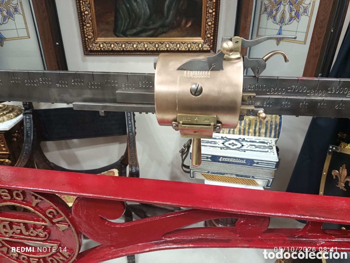 Antig&uuml;edades: Bascula antig&uuml;a Ariso - Foto 6