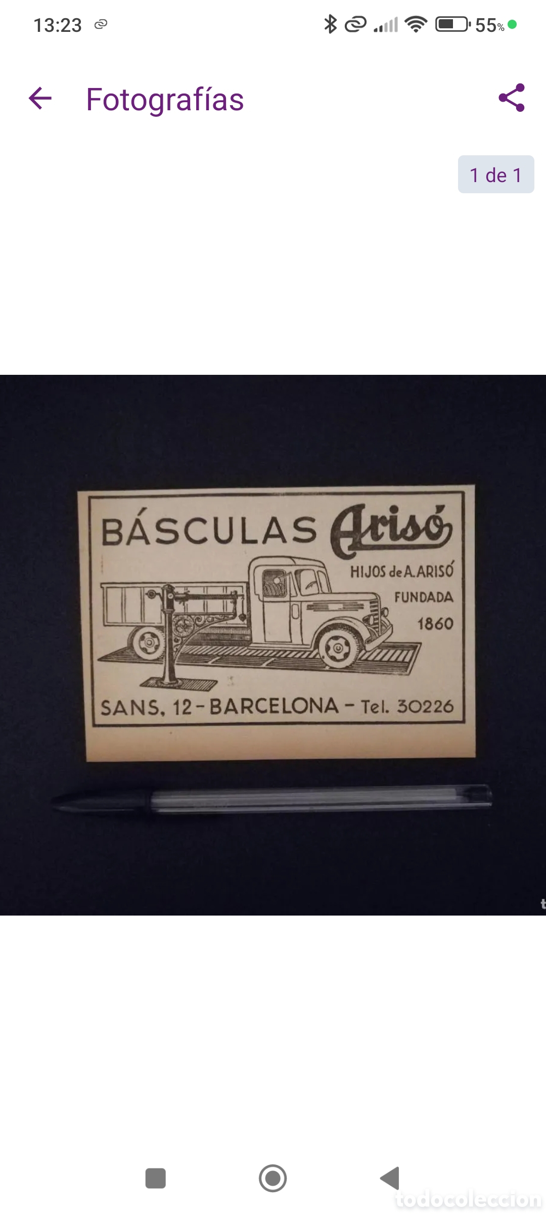 Antig&uuml;edades: Bascula antig&uuml;a Ariso - Foto 7