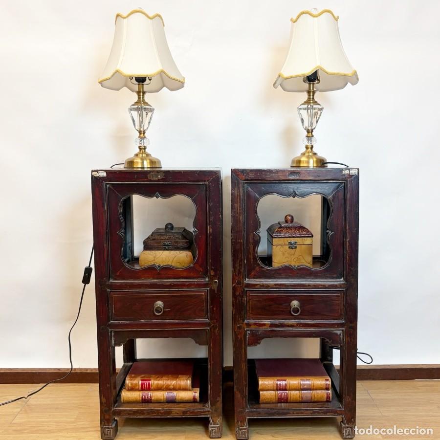 Antig&uuml;edades: Pareja de Muebles Auxiliares Orientales