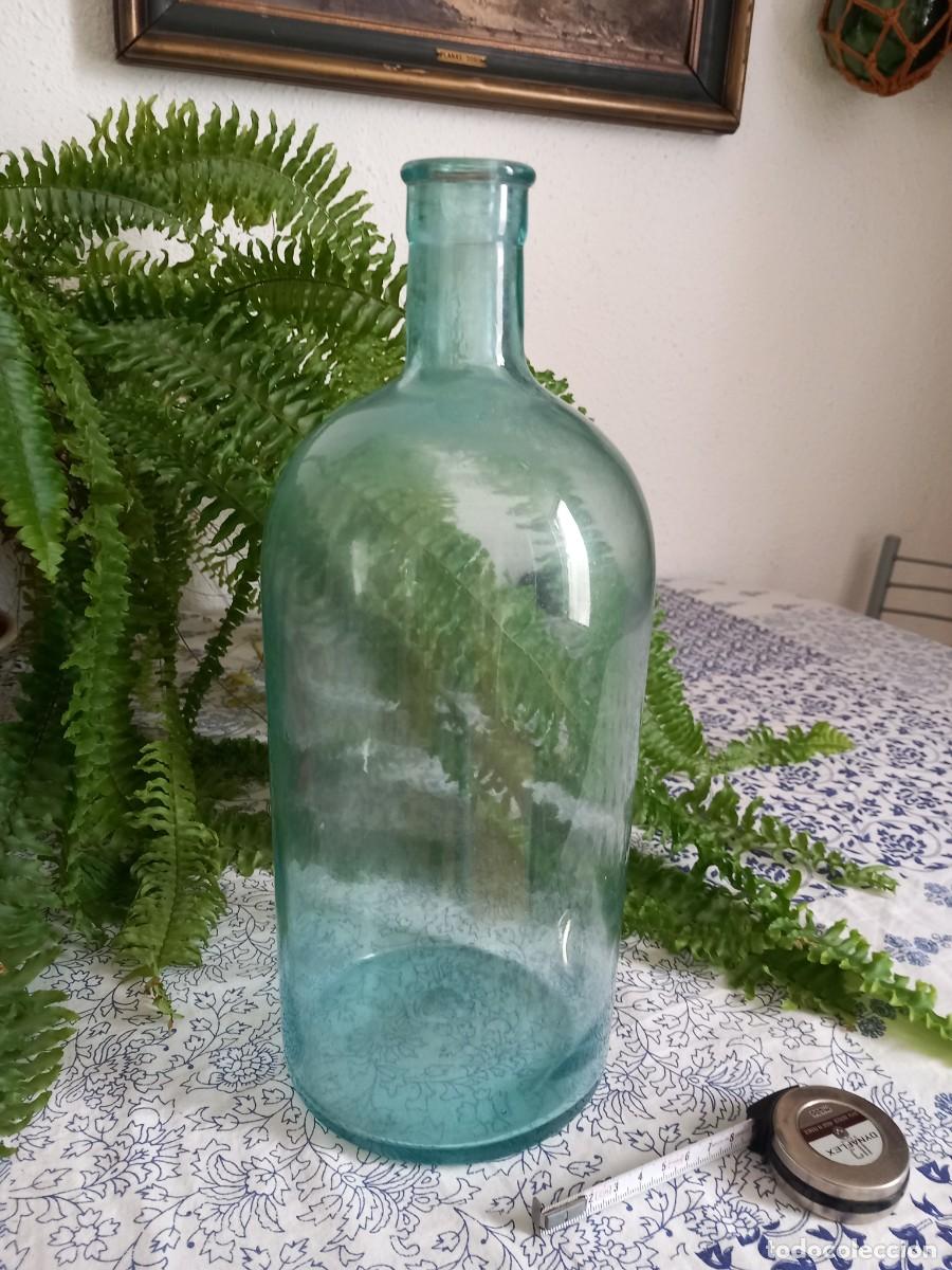 Antig&uuml;edades: Antiguo botellon de farmacia