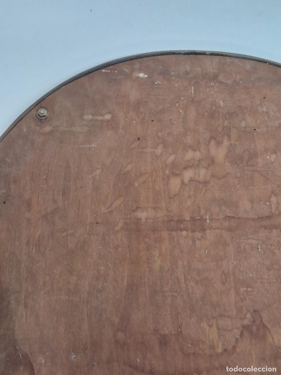 Antig&uuml;edades: Espejo Ovalado, Biselado - Bronce Cincelado - Foto 19