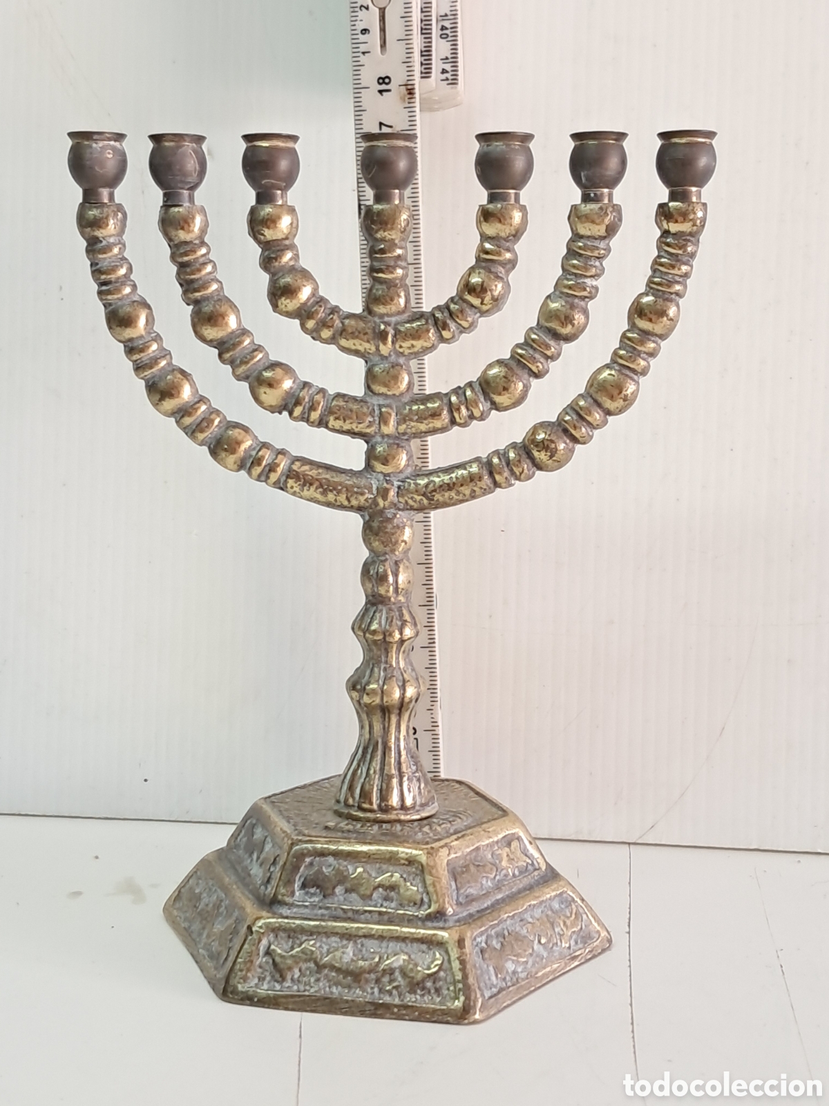 Antig&uuml;edades: Menorah antiguo Hebreo - Foto 3