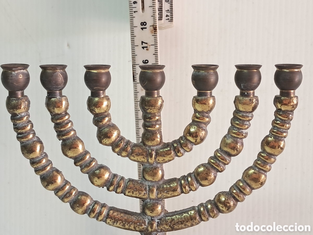 Antig&uuml;edades: Menorah antiguo Hebreo - Foto 4