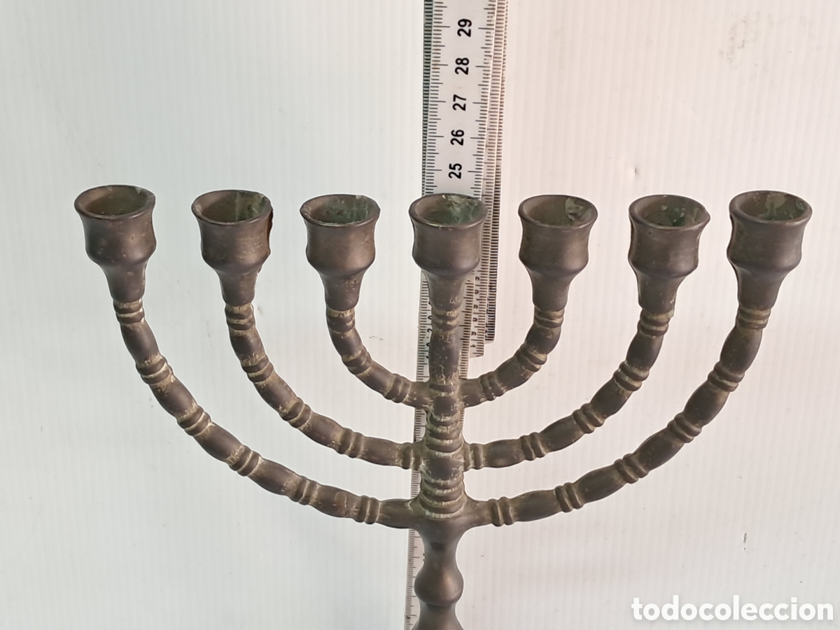 Antig&uuml;edades: Menorah antiguo Hebreo - Foto 3