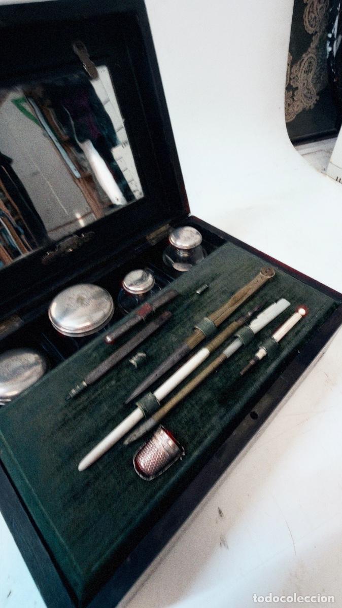 Antig&uuml;edades: Neceser de tocador estilo Napole&oacute;n III S. XIX