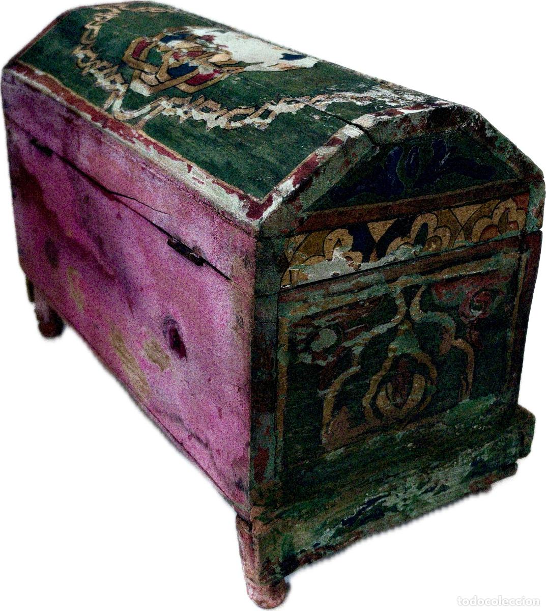 Antig&uuml;edades: Cofre marroqu&iacute; antiguo - Foto 4
