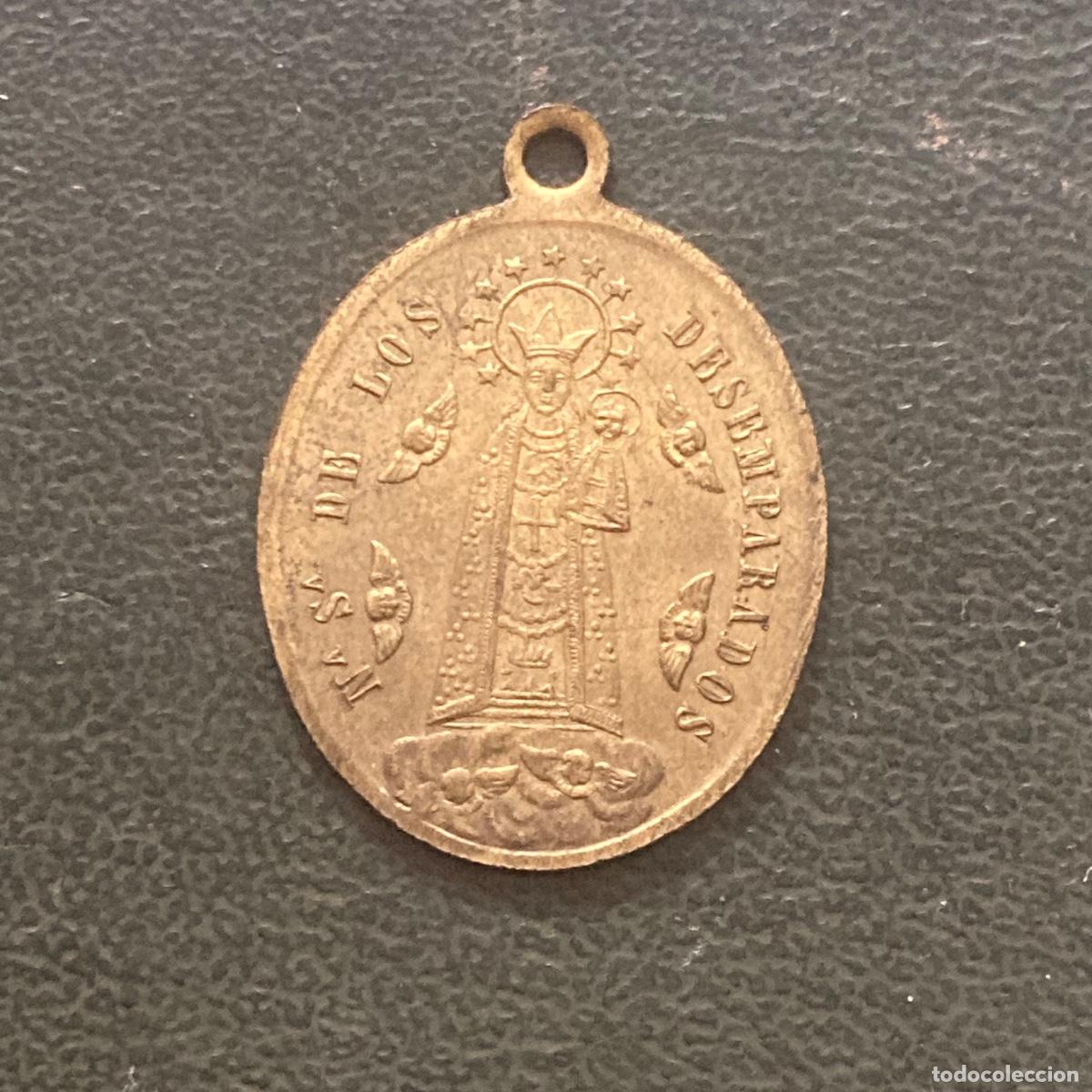 Antig&uuml;edades: Medalla Virgen de los Desamparados - 1867