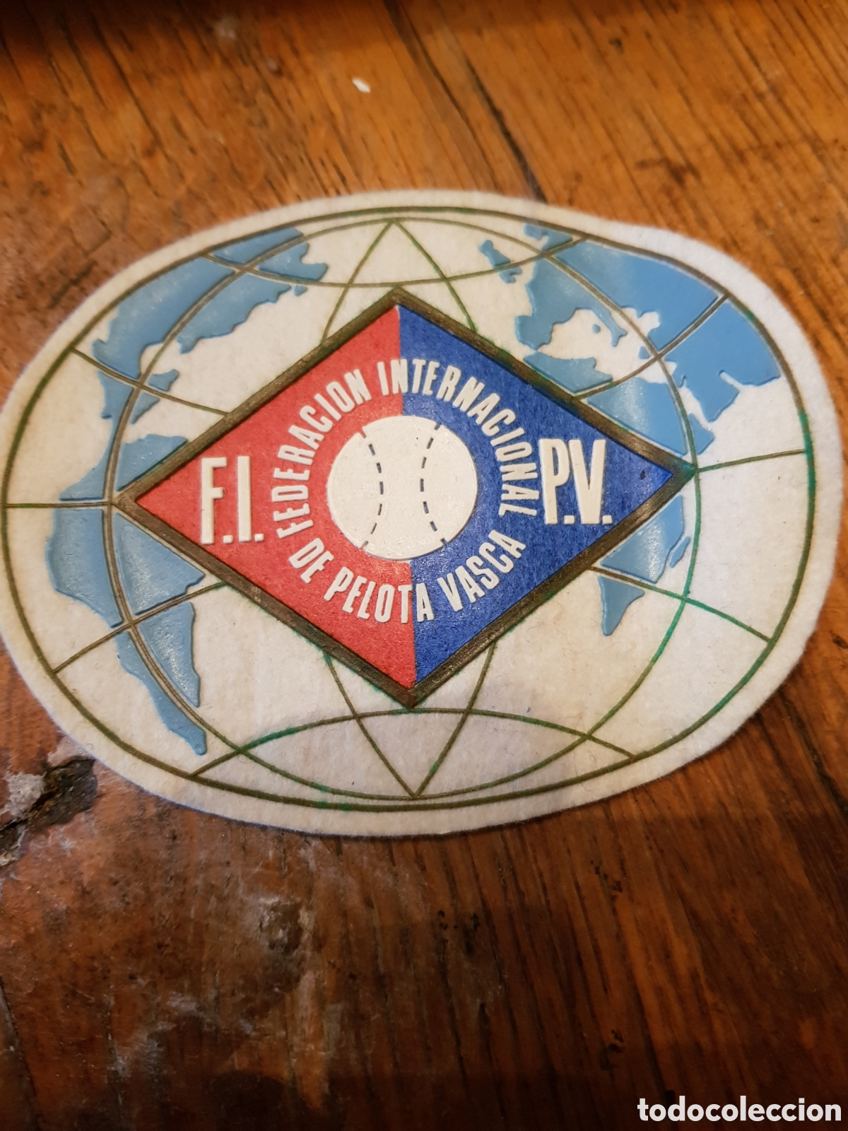 Antig&uuml;edades: ANTIGUO PARCHE PELOTA VASCA