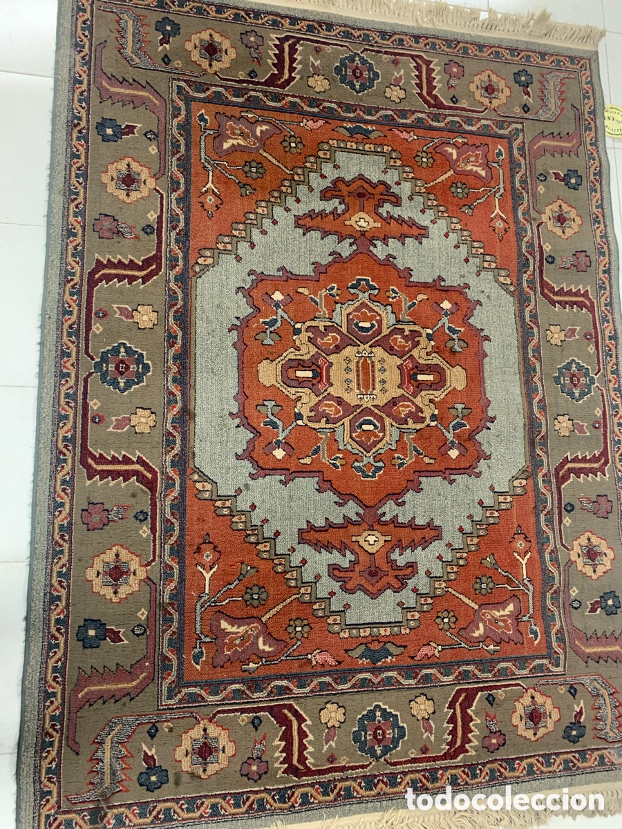 Antig&uuml;edades: ELEGANTE ALFOMBRA BELGA &ndash; 168 &times; 225 cm