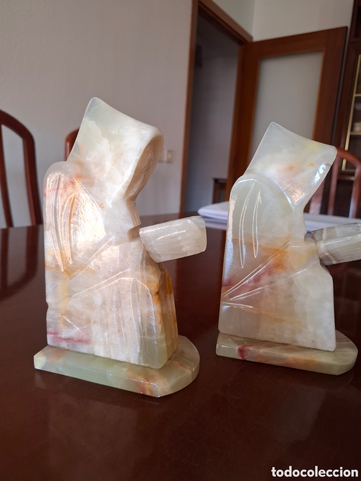 Antig&uuml;edades: Sujetalibros de alabastro - Foto 2