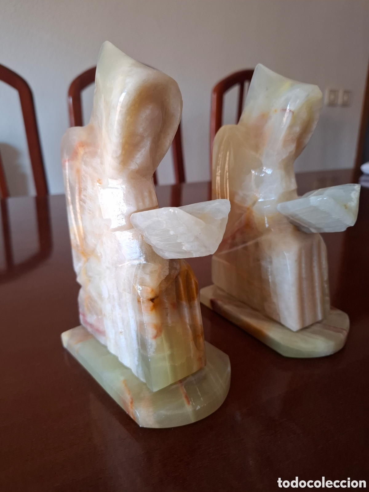 Antig&uuml;edades: Sujetalibros de alabastro - Foto 1