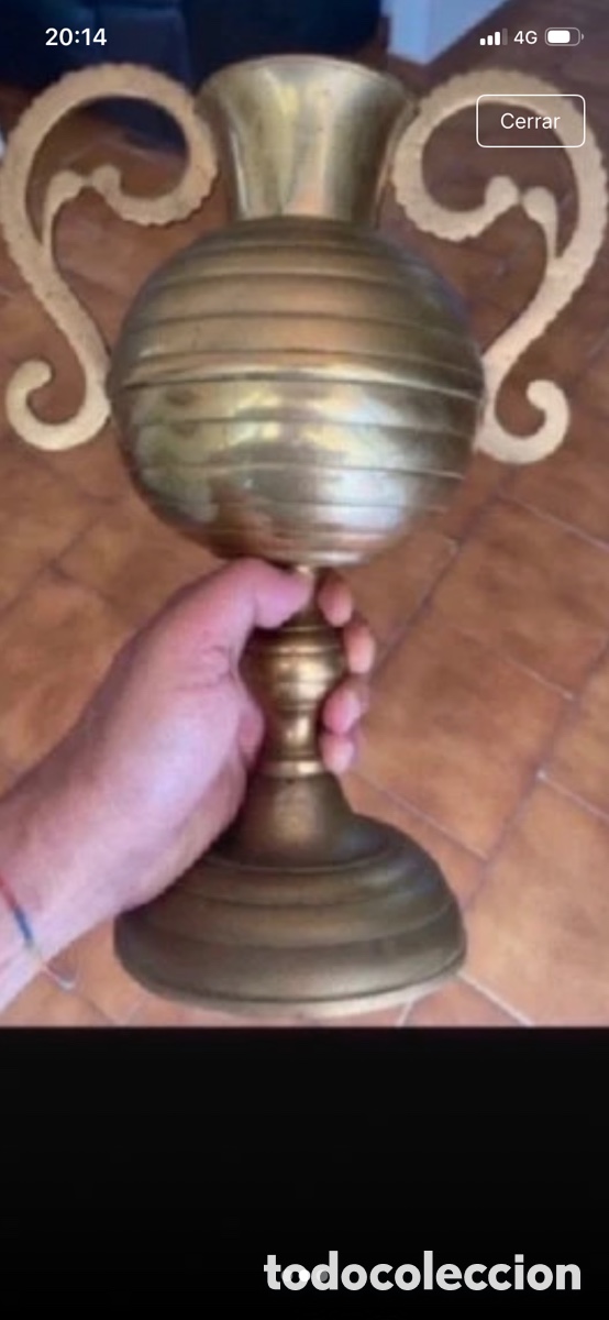 Antig&uuml;edades: Jarr&oacute;n antiguo de bronce - Foto 2