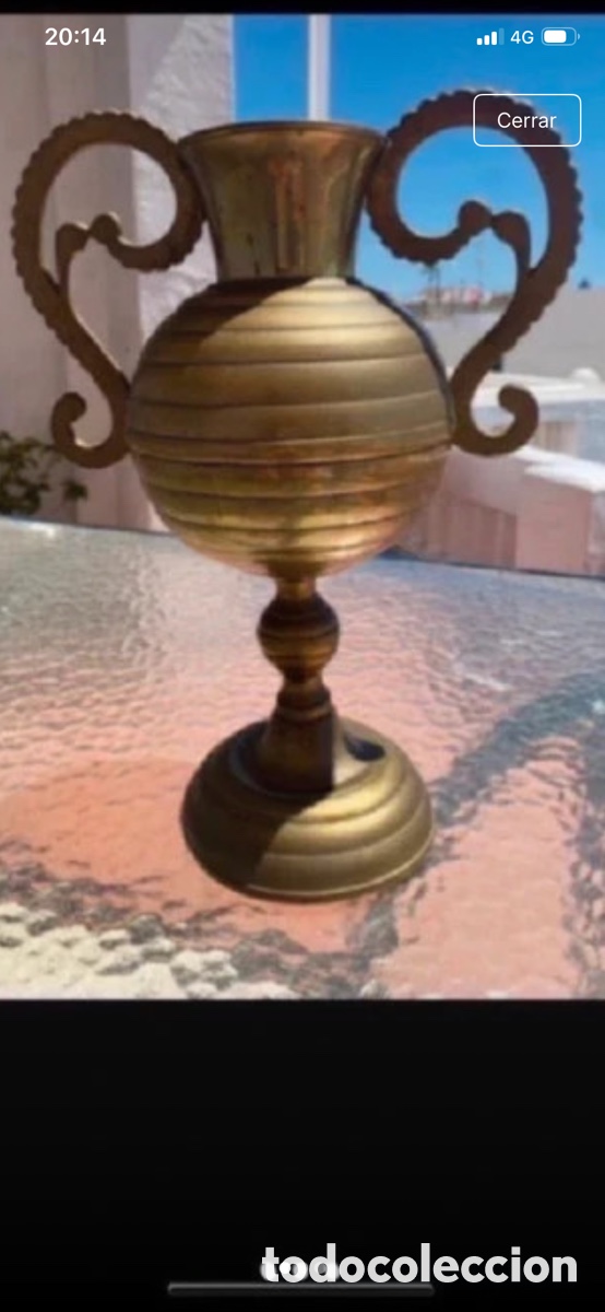 Antig&uuml;edades: Jarr&oacute;n antiguo de bronce - Foto 1