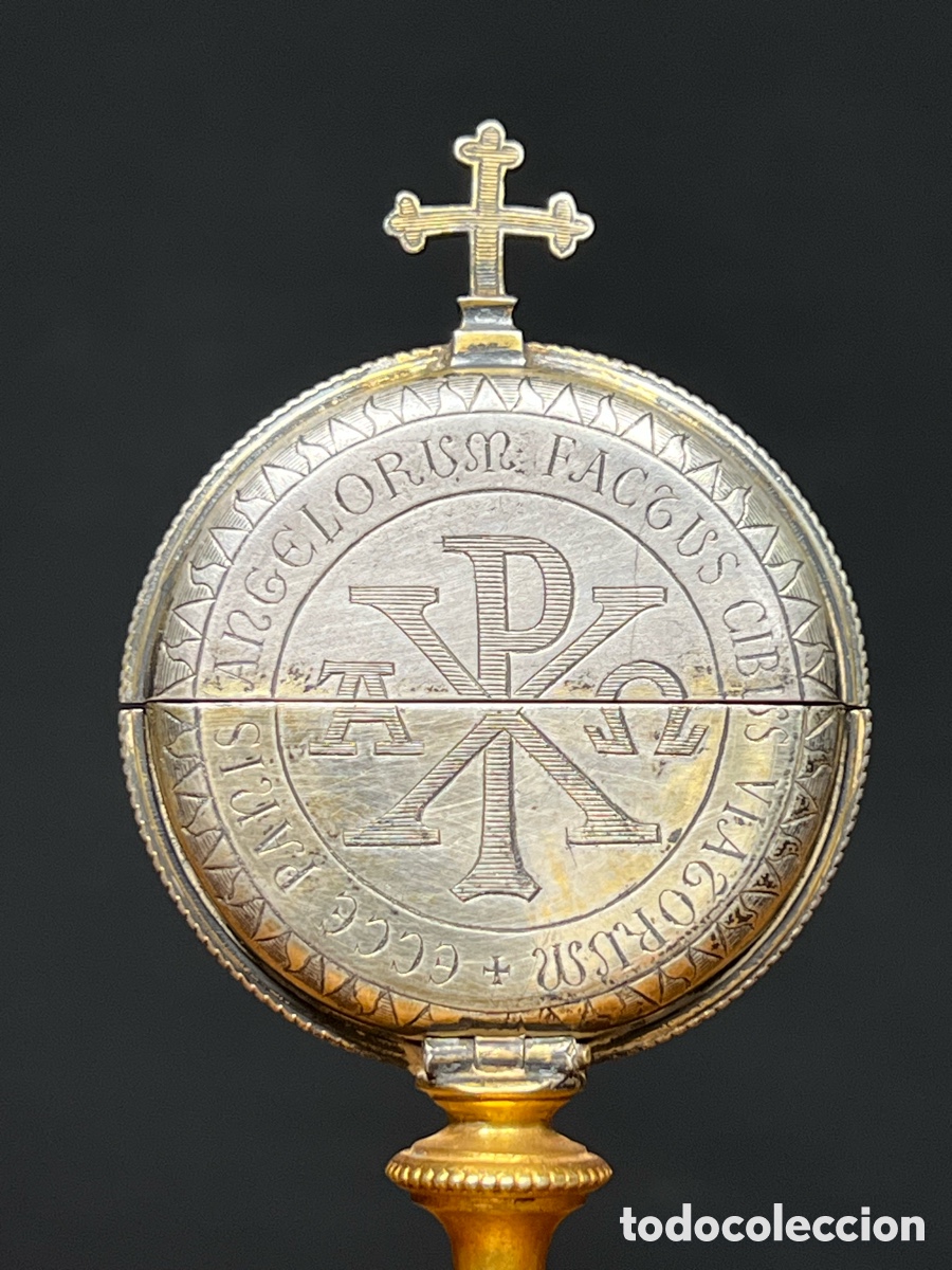 Antiquit&eacute;s: Porta vi&aacute;tico de viaje. Plata, S.XIX