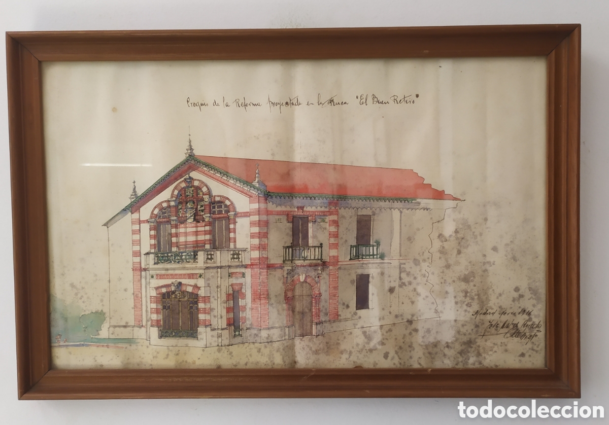 Antig&uuml;edades: Arquitecto Jos&eacute; Antonio de Agreda 1916