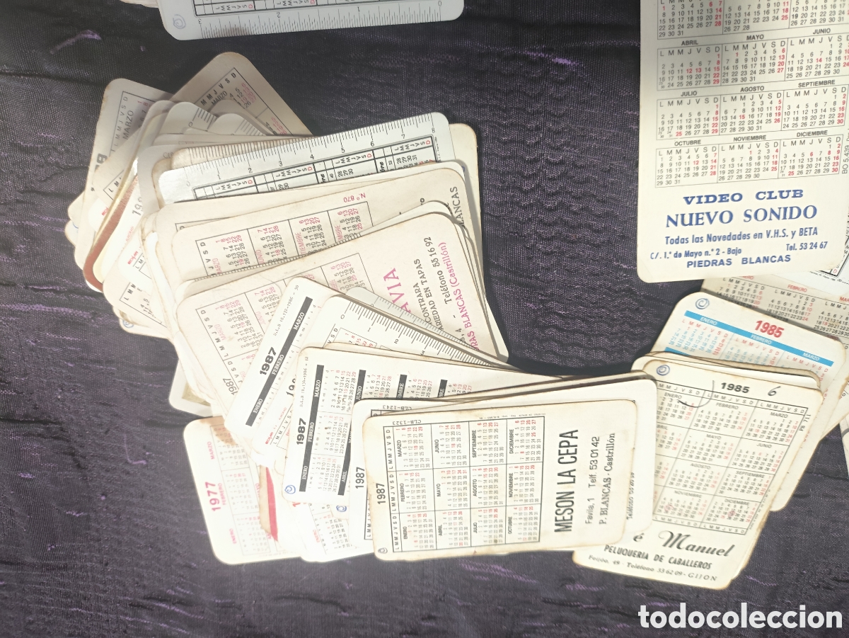 Antig&uuml;edades: Calendarios de bolsillo de 1972 a 2011 - Foto 8