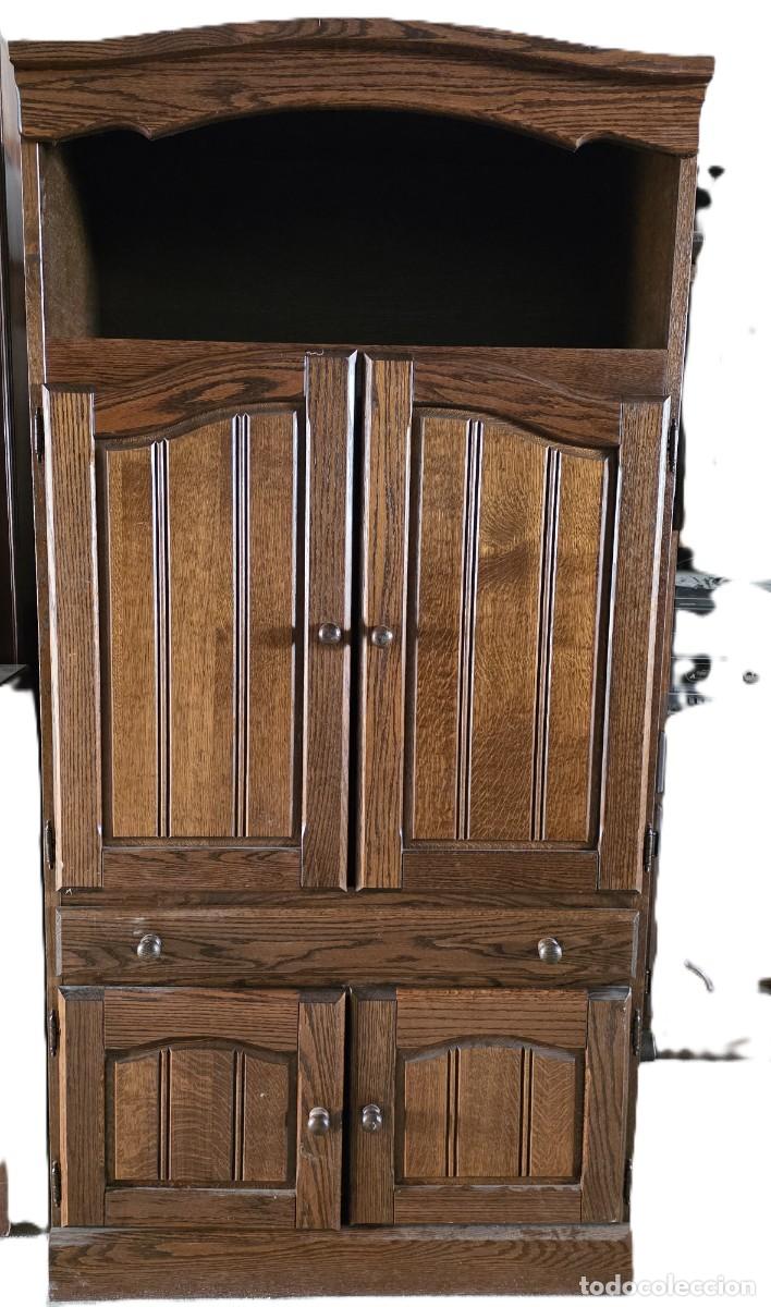 Antig&uuml;edades: Alacena rustica de roble macizo - Foto 4