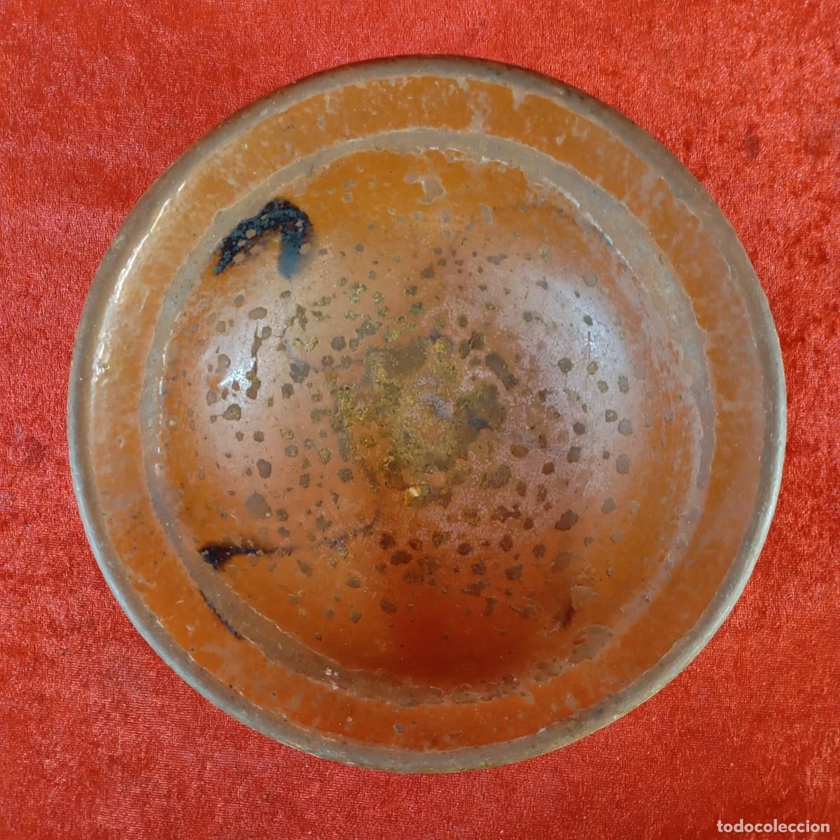 Antig&uuml;edades: PLATO DE TERRACOTA - PLAT DE TERRISSA VIDRIADA - CATAL&Agrave; - S. XIX - 20 CM - CER&Aacute;MICA POPULAR