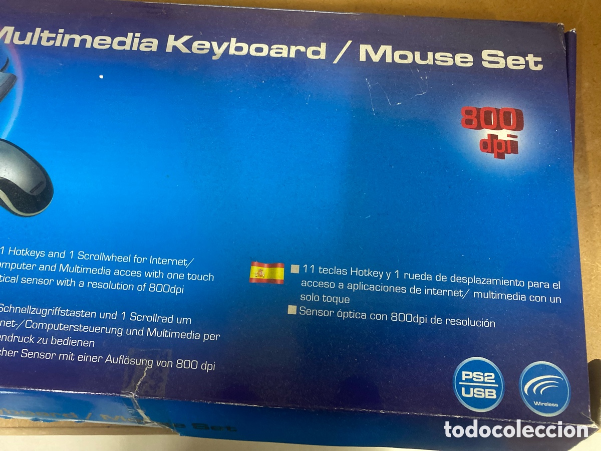 Antig&uuml;edades: Teclado Silverio Crest con rat&oacute;n inal&aacute;mbrico - Foto 3