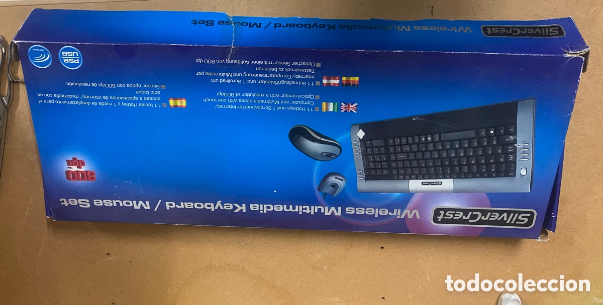 Antig&uuml;edades: Teclado Silverio Crest con rat&oacute;n inal&aacute;mbrico - Foto 7