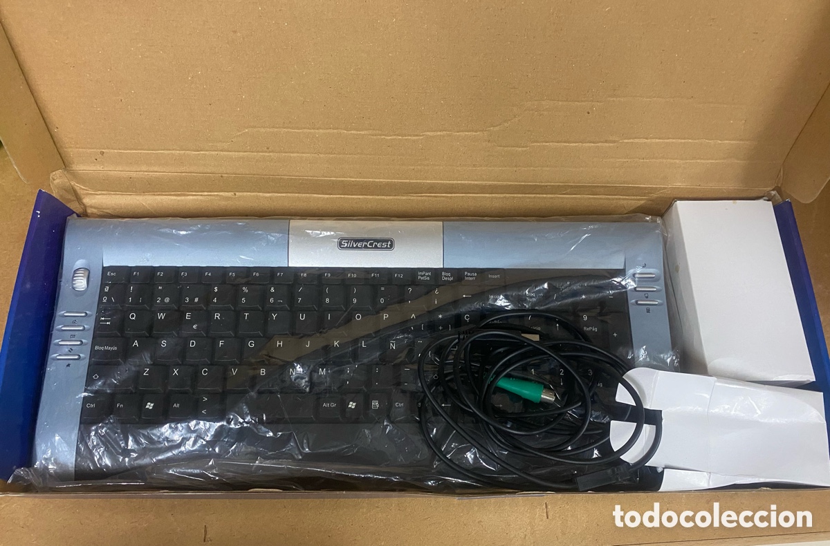 Antig&uuml;edades: Teclado Silverio Crest con rat&oacute;n inal&aacute;mbrico - Foto 8