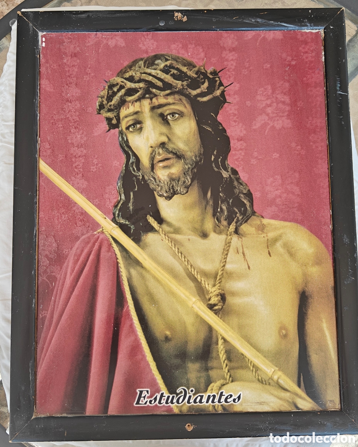 Antiquit&auml;ten: Cuadro Azulejo Cristo Estudiantes Venis