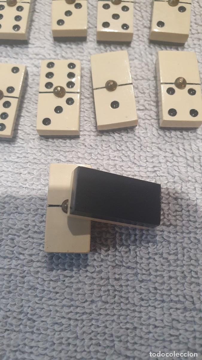 Antig&uuml;edades: Juego de mesa domin&oacute; de viaje antig&uuml;edad