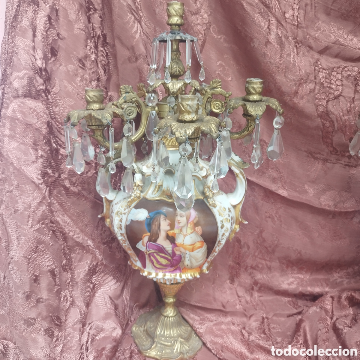 Antig&uuml;edades: Candelabros xix N&aacute;poleon - Foto 2