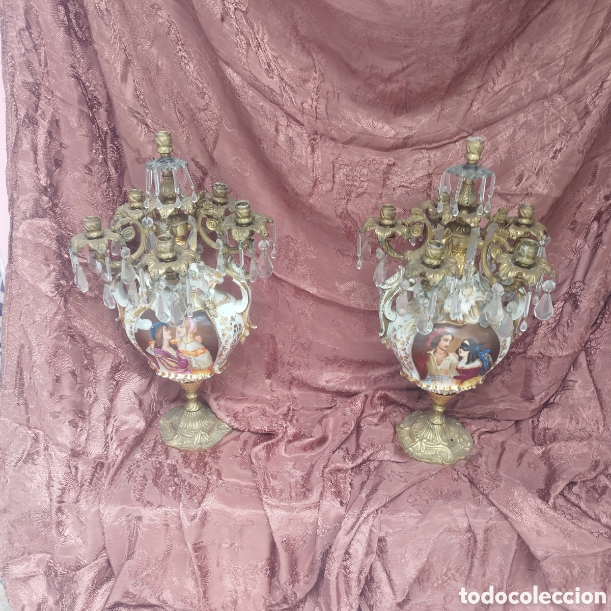 Antig&uuml;edades: Candelabros xix N&aacute;poleon - Foto 8
