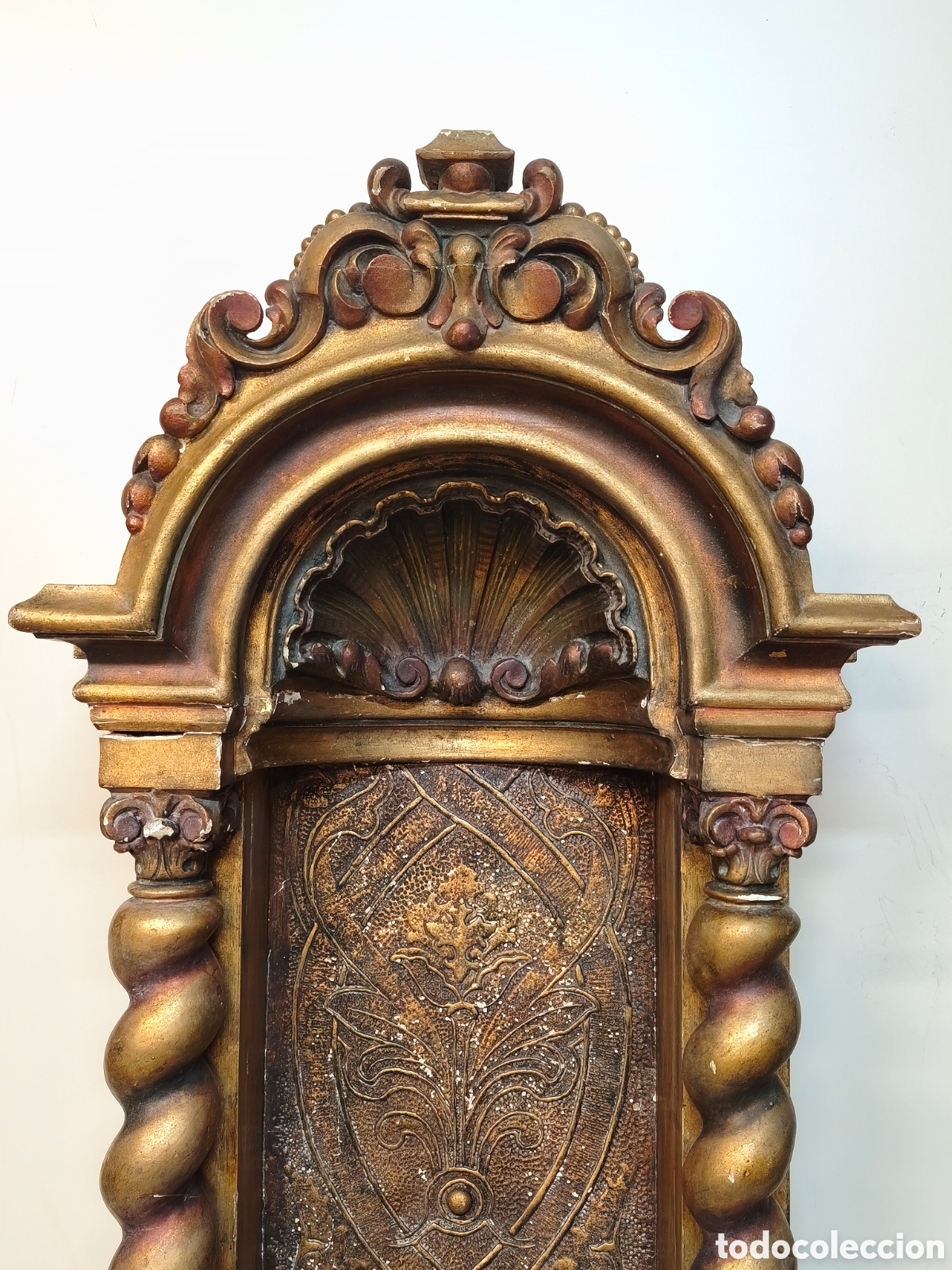 Antig&uuml;edades: Gran Hornacina Capilla Altar Retablo - Foto 4