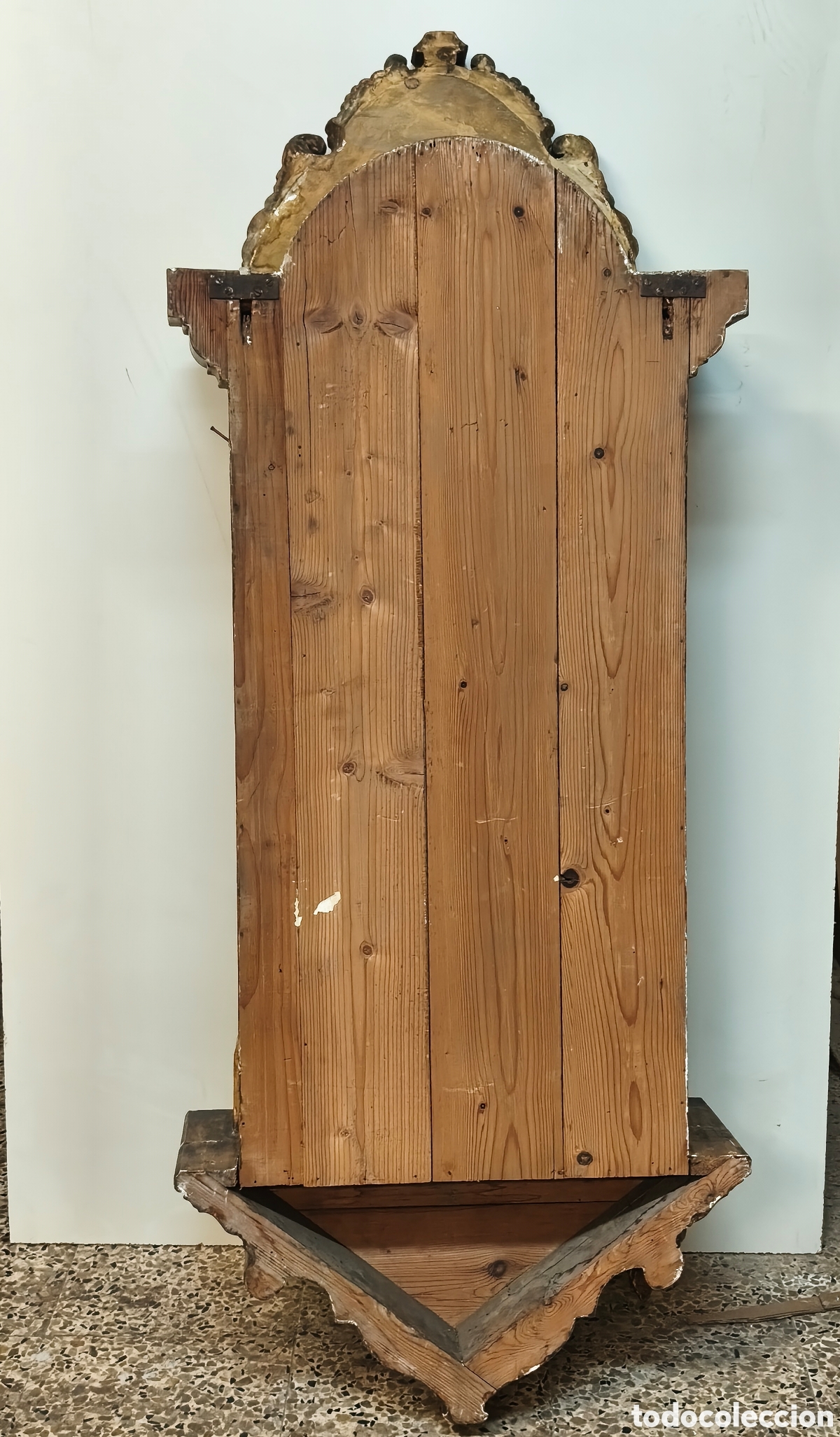 Antig&uuml;edades: Gran Hornacina Capilla Altar Retablo - Foto 13