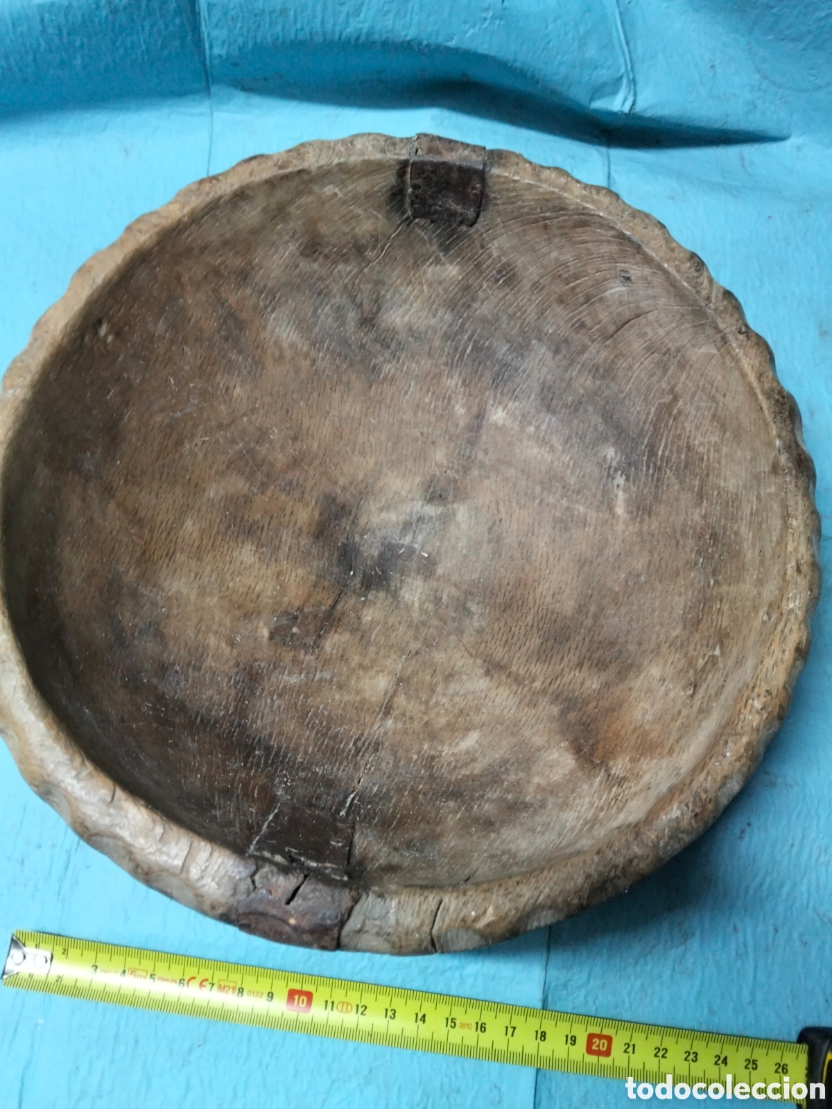 Antig&uuml;edades: ANTIGUO CUENCO MADERA - Foto 8