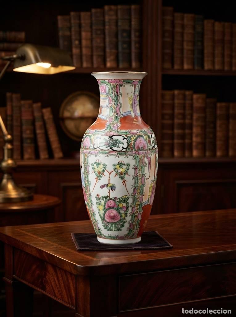 Antig&uuml;edades: JARR&Oacute;N DE PORCELANA DE MACAO