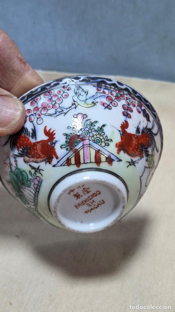 Antig&uuml;edades: cuenco de porcelana oriental macao - Foto 4