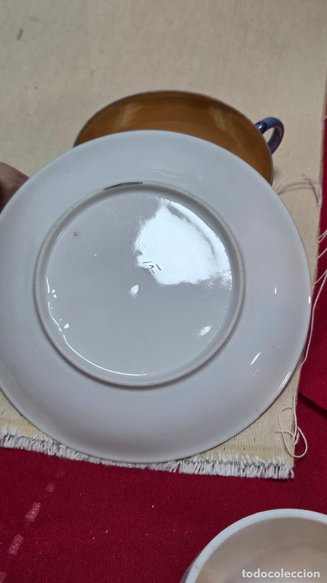 Antig&uuml;edades: taza y plato oriental - Foto 5