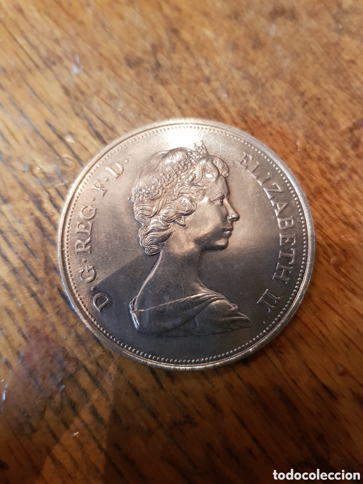 Antig&uuml;edades: ANTIGUA MEDALLA REINA ELISABETH II A&Ntilde;O 1947 1972