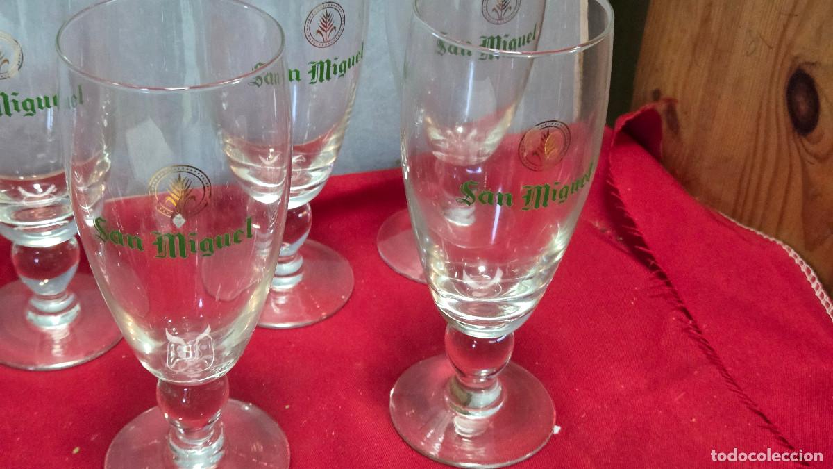 Antig&uuml;edades: 5 copas de cristal antiguo - Foto 2
