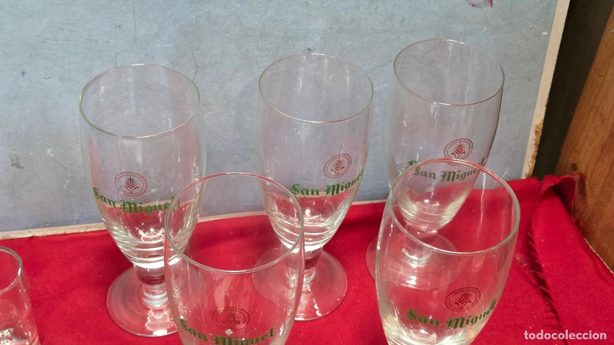 Antig&uuml;edades: 5 copas de cristal antiguo - Foto 3